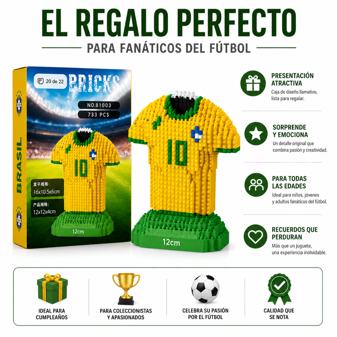 LEGO CAMISA BRASIL – 733 PIEZAS