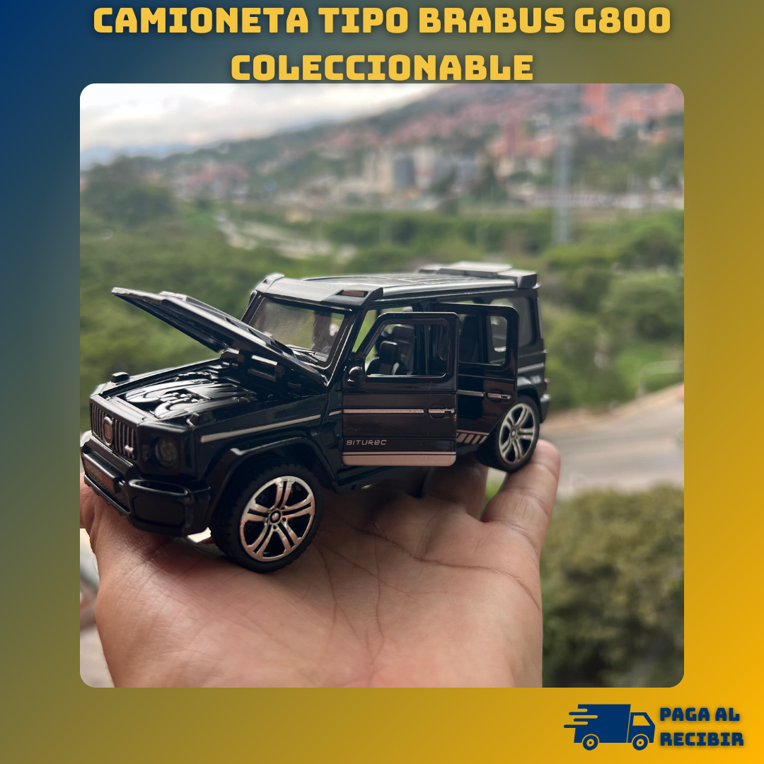 Camioneta tipo Brabus G800 coleccionable