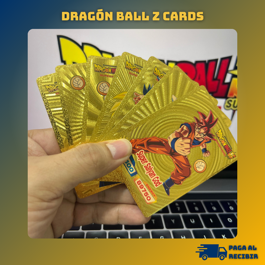 Cartas Dragón Ball Super Hero X 55 Unidades Doradas