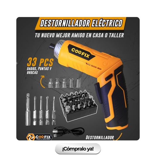 Destornillador Eléctrico Cofix 33 Pcs