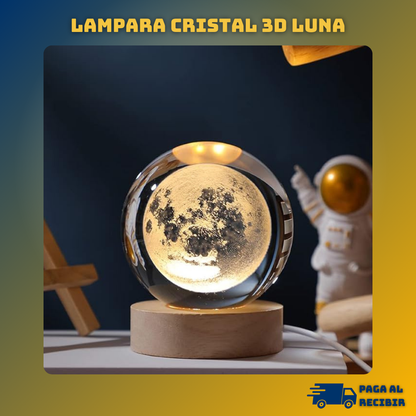 Lampara Cristal 3D