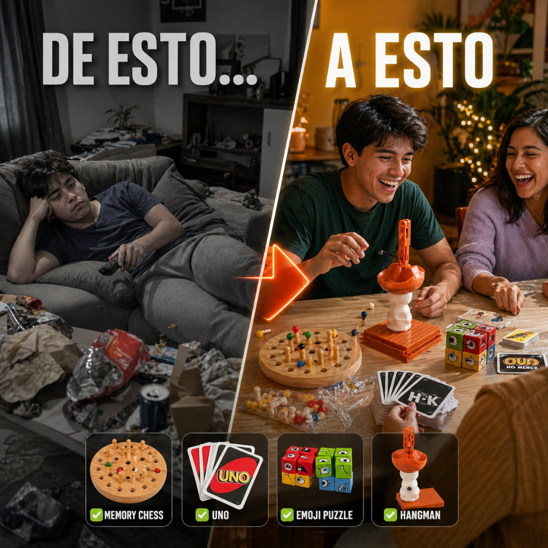 Pack 4 Juegos en 1 – Diversión Asegurada