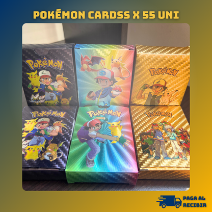 Cartas Pokémon x 55 Unidades