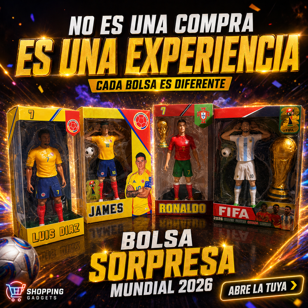 Bolsa Sorpresa Mundial 2026 ⚽️