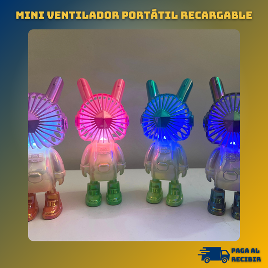 Mini Ventilador Portátil  Recargable