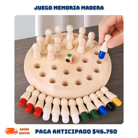 Juego Memoria Madera