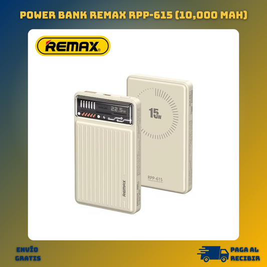 🔋 Power Bank REMAX RPP-615 (10,000 mAh)