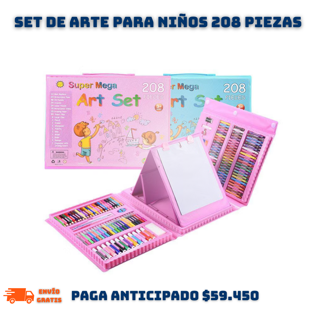 Set de Arte 208 Piezas